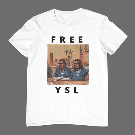 free ysl shirts|young thug merchandise.